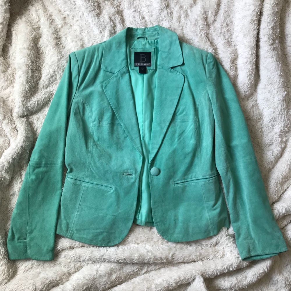 EUC - Genuine Leather (Suede) Blazer - Medium